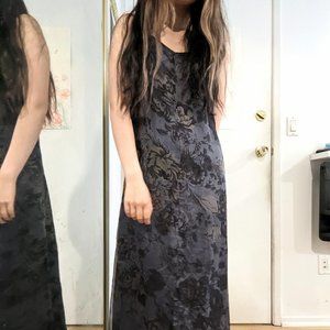 Vintage 90s silk dress, size 4